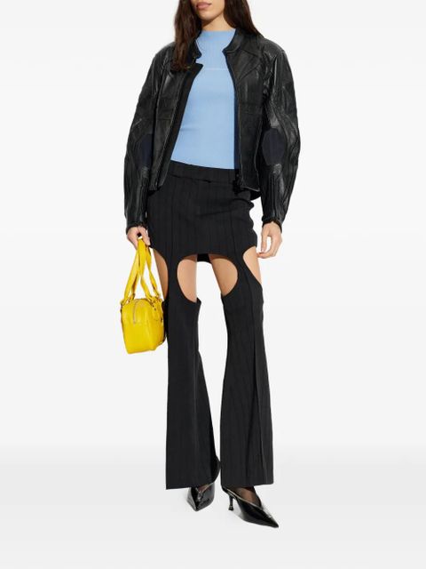 Alexander Wang ribbed short-sleeve T-shirt - Blue - zdjęcie produktu nr 2