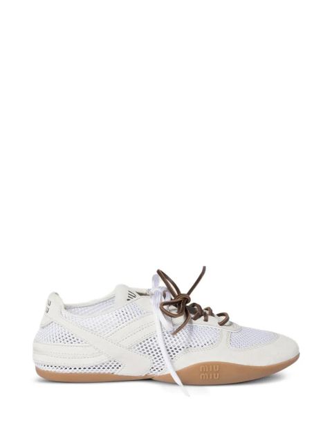 Miu Miu mesh laced sneakers - White - zdjęcie produktu nr 1
