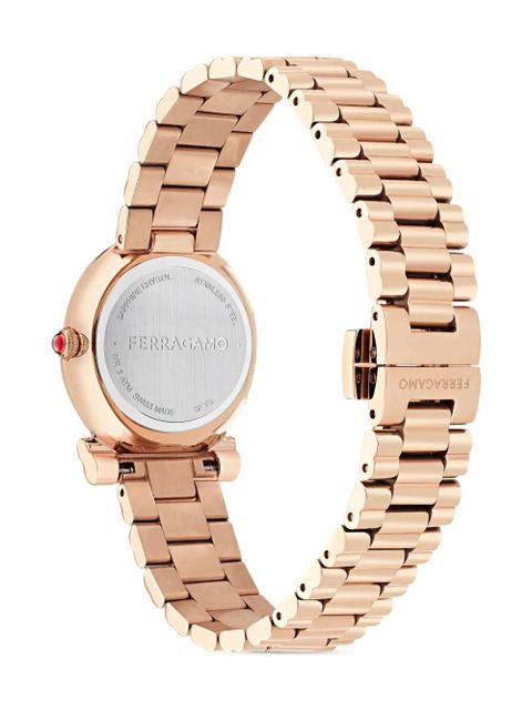 Ferragamo Gancini Twisted 28mm - Red