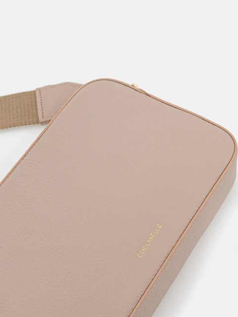 Coccinelle torebka skórzana TEBE kolor różowy E5.MN5.52.01.01