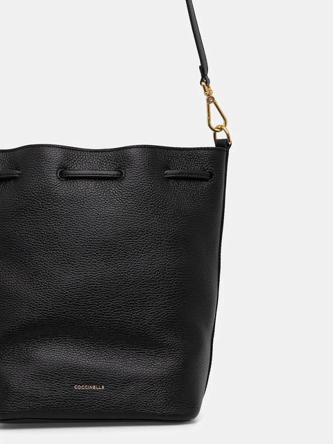 Coccinelle torebka skórzana kolor czarny E1.TFK.23.02.01 - zdjęcie produktu nr 2