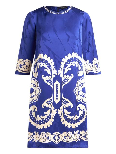 ETRO jacquard-pattern dress - Blue - zdjęcie produktu nr 1