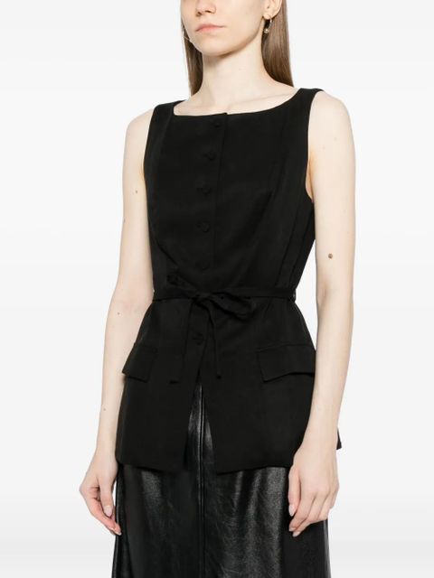 Reformation Camellia top - Black