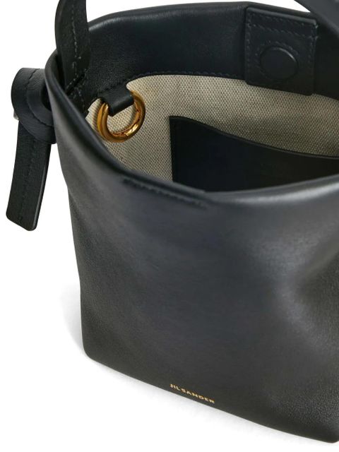 Jil Sander Knot Hobo Mini shoulder bag - Black