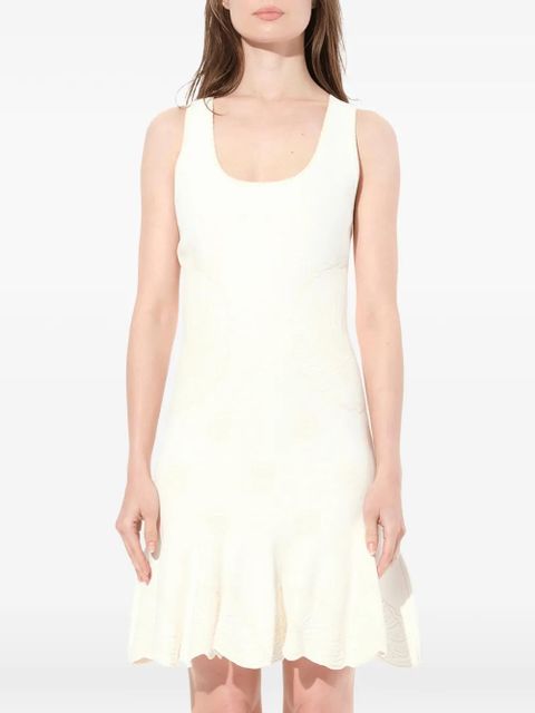 Alexander McQueen shell embroidered mini dress - White - zdjęcie produktu nr 1