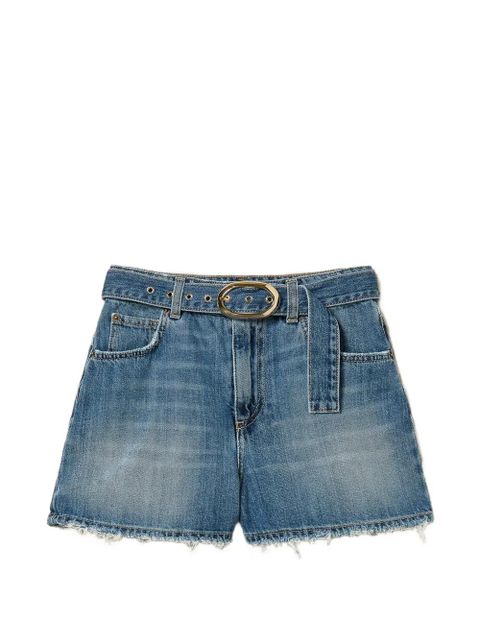 TWINSET belt-fastening shorts - Blue - zdjęcie produktu nr 1