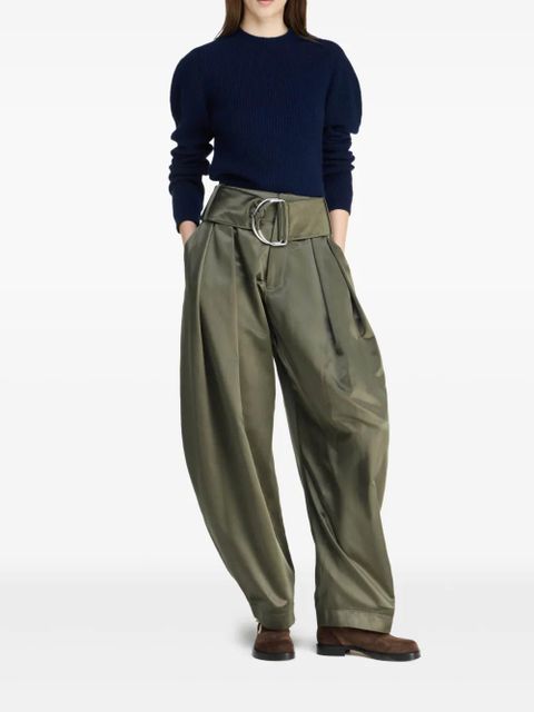 JW Anderson pleated trousers - Green - zdjęcie produktu nr 2