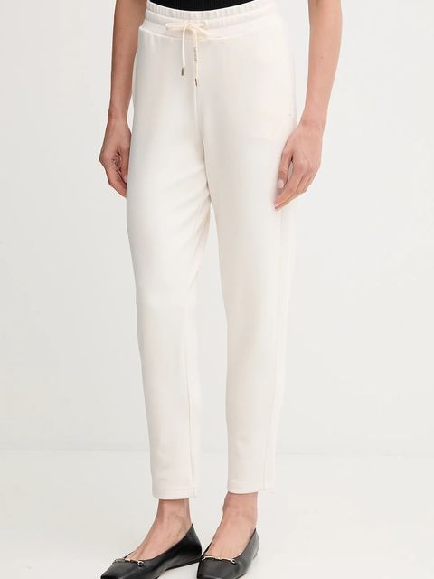 Joop! spodnie dresowe damskie kolor beżowy z aplikacją 30048598 - zdjęcie produktu nr 1