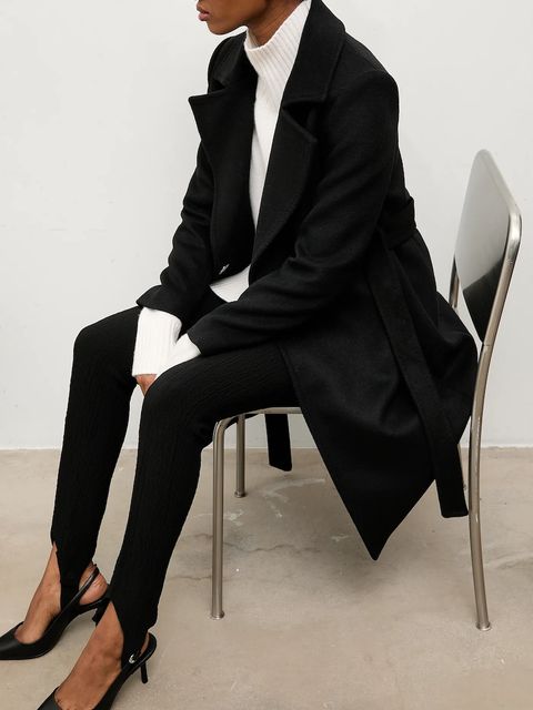 Answear Lab płaszcz wełniany