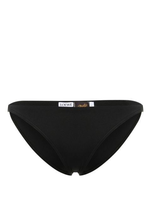 LOEWE x Paula's Ibiza Anagram-motif bikini bottom - Black - zdjęcie produktu nr 1