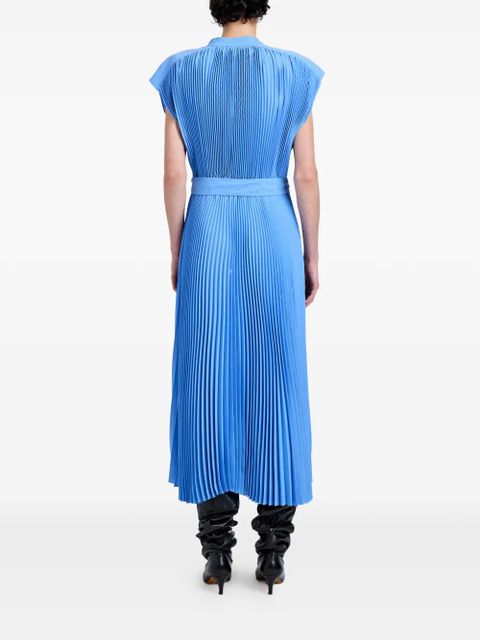 Proenza Schouler Farah pleated midi dress - Blue