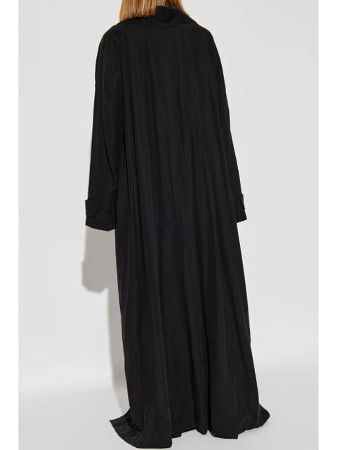 Balenciaga buttoned long coat - Black