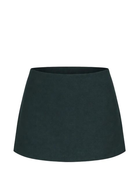 Reformation Mia linen skort - Green - zdjęcie produktu nr 1