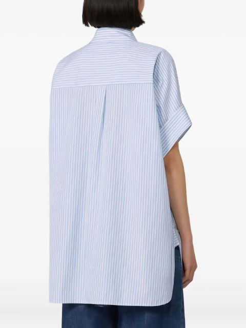 Weekend Max Mara striped-pattern short-sleeve shirt - Blue - zdjęcie produktu nr 2