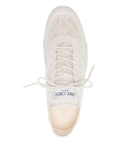 Jimmy Choo Sunny lace-up sneakers - Neutrals