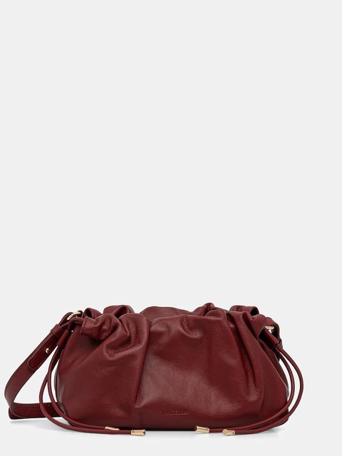 Marella torebka skórzana kolor czerwony 2523519037200 - zdjęcie produktu nr 1