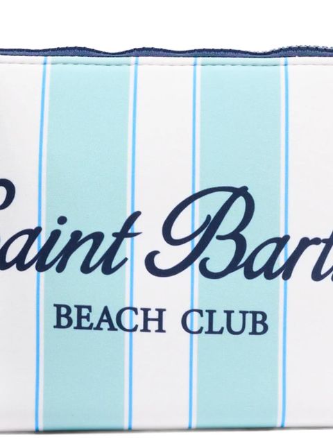 MC2 Saint Barth striped zip pouch - Blue