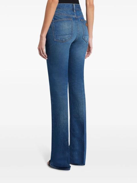 TOM FORD stonewashed flared jeans - Blue