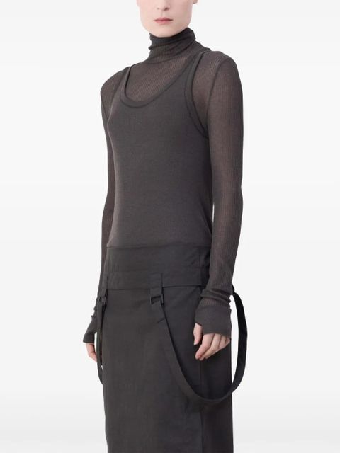 LEMAIRE Straps Skirt - Brown