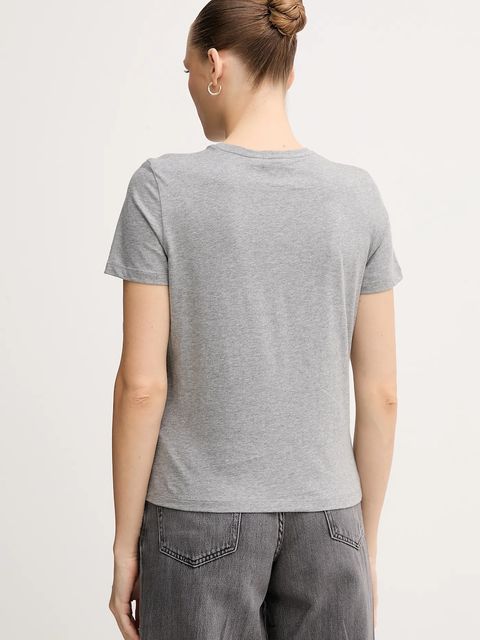 Tommy Hilfiger t-shirt bawełniany damski kolor szary WW0WW46120