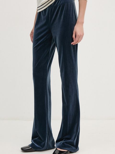 Joseph Ribkoff spodnie dresowe welurowe kolor turkusowy gładkie 234289F24 - zdjęcie produktu nr 1