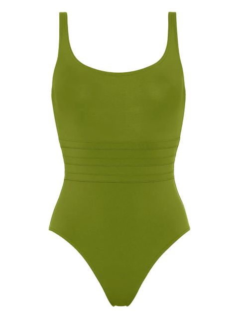 ERES Asia ribbed-detail swimsuit - Green - zdjęcie produktu nr 1