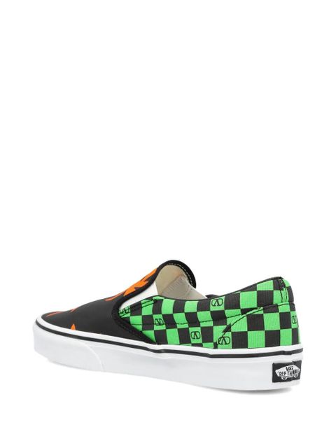 Valentino Garavani x Vans Classic checkered palm sneakers - Black