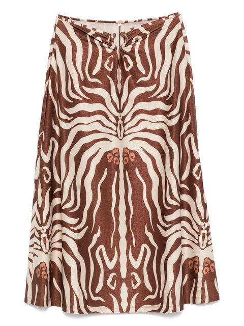 Johanna Ortiz Keel midi skirt - Brown - zdjęcie produktu nr 1