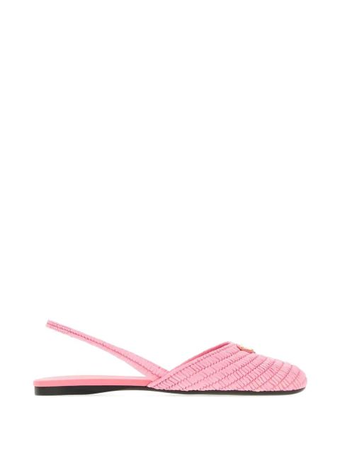 Prada woven slingback mules - Pink - zdjęcie produktu nr 1