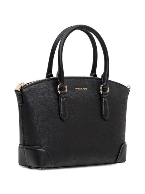 Michael Kors Md Ew Dome logo-plaque leather tote bag - Black