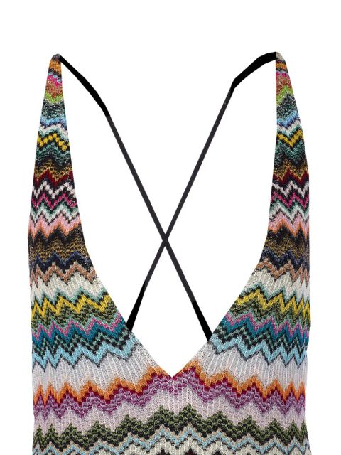 Missoni zigzag-motif swimsuit - Black