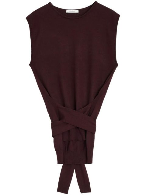 LEMAIRE Trompe L'Oeil jumper - Red - zdjęcie produktu nr 1