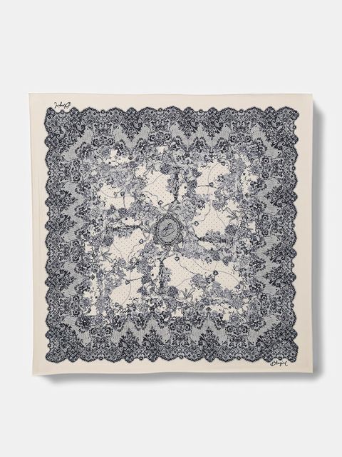 Blugirl Blumarine apaszka damska z jedwabiem - zdjęcie produktu nr 2