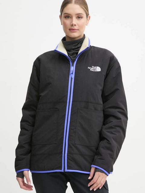 The North Face kurtka dwustronna TNF x Yinka Ilori kolor beżowy przejściowa NF0A89GK4D51