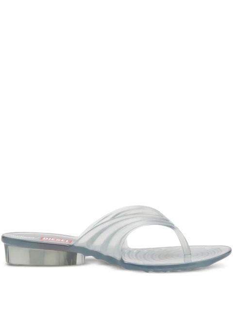 Diesel x Melissa pleated thong sandals - Grey - zdjęcie produktu nr 1