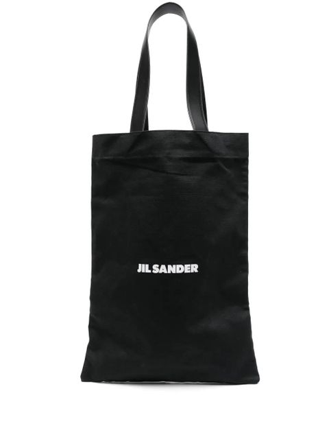 Jil Sander large Flat Shopper tote bag - Black - zdjęcie produktu nr 1