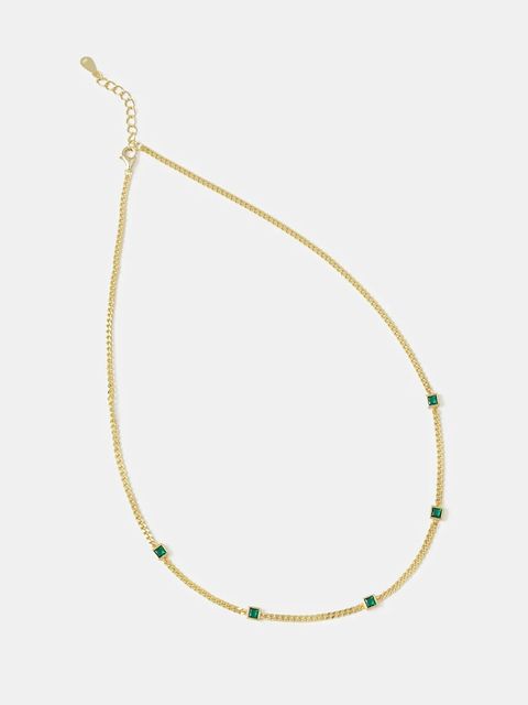 Answear.LAB naszyjnik ze srebra 925 pozłacanego 18k złotem - zdjęcie produktu nr 1