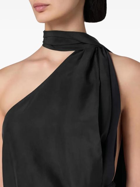 Christopher Esber scarf-detailed top - Black - zdjęcie produktu nr 2