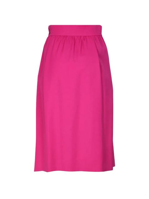 Moschino flared midi skirt - Pink
