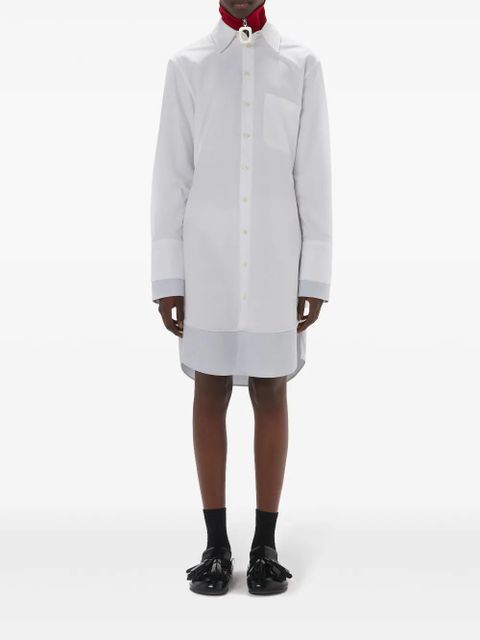 JW Anderson long-sleeve short shirtdress - White