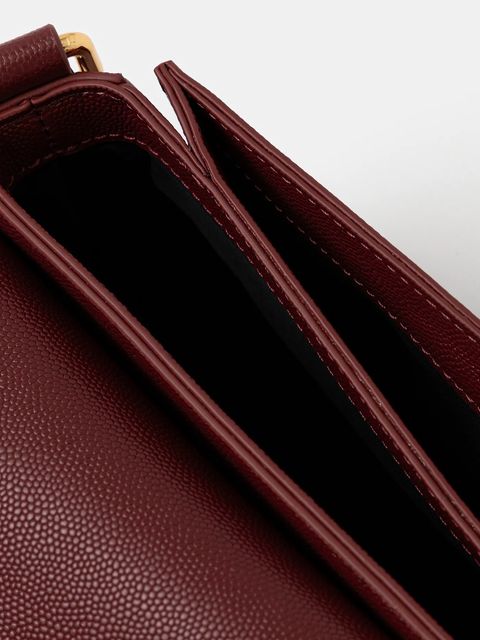 Trussardi torebka skórzana kolor czerwony Z601E106075N - zdjęcie produktu nr 2