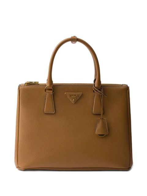 Prada small Galleria leather tote bag - Brown - zdjęcie produktu nr 1