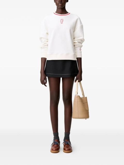 Claudie Pierlot embroidered-detail ribbed sweater - Neutrals - zdjęcie produktu nr 2