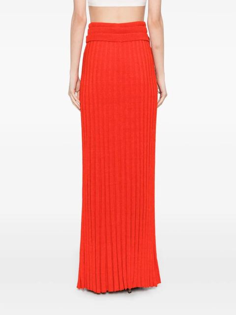 Christopher Esber Straccio skirt - Orange