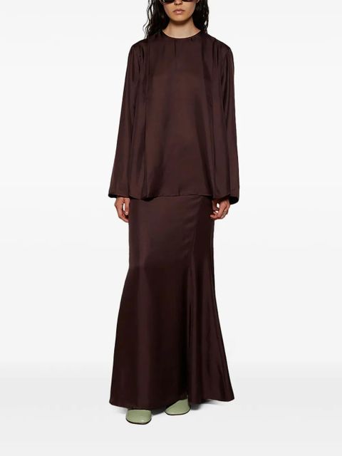 LouLou de Saison Dalupiri maxi skirt - Brown - zdjęcie produktu nr 2