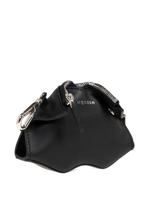 Alexander McQueen zip-fastening keyring - Black - zdjęcie produktu nr 2