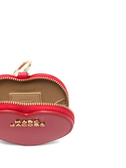 Marc Jacobs heart zip keyring - Red