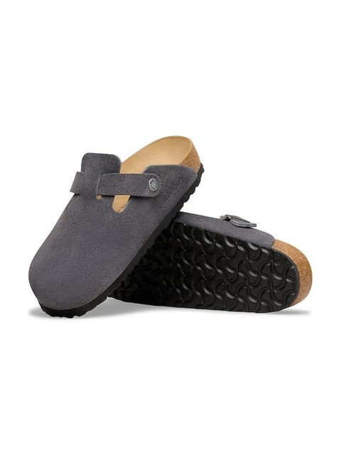 Birkenstock klapki zamszowe Boston