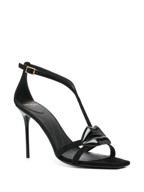 Balmain 95mm Lips sandals - Black