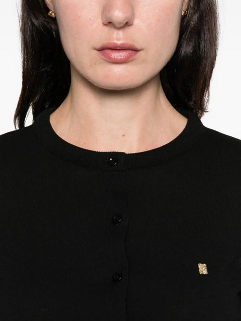 SANDRO round-neck cardigan - Black